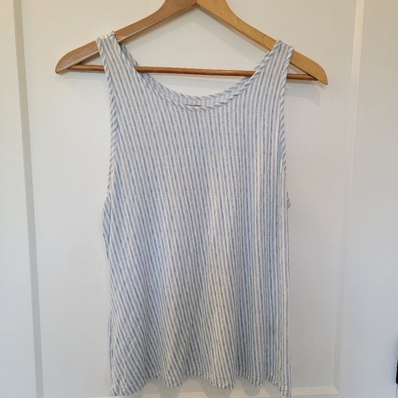 Daisy Fuentes Striped Tank ~ Large - Picture 1 of 7